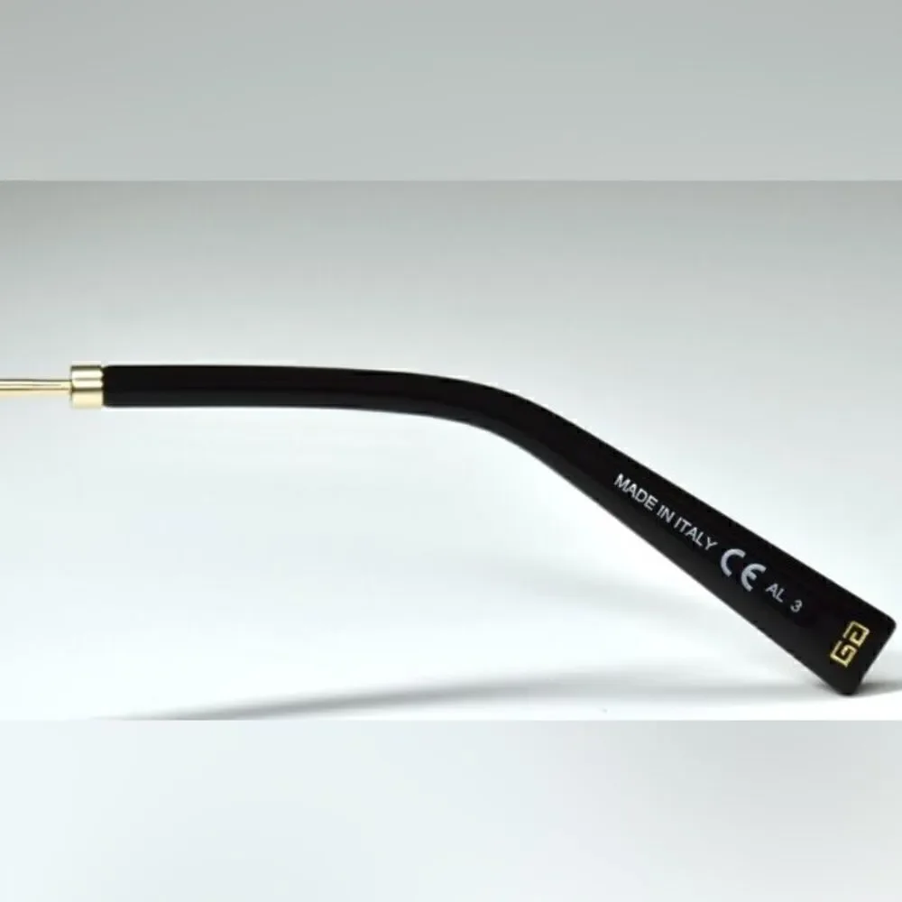 Givenchy NWT gv7158/s 60/19 Butterfly Gold Frame Grey Lens Sunglasses - Picture 10 of 10
